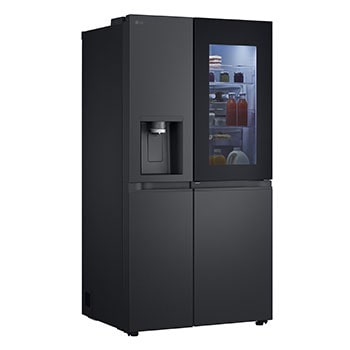 LG Side-by-Side Kühlschrank mit Craft Ice (EEK D, 628L, 179cm hoch) InstaView Door-in-Door®, Eis-, Crushed Ice-, Wasserspender, Festwasseranschluss | GSXB90EVDD , GSXB90EVDD
